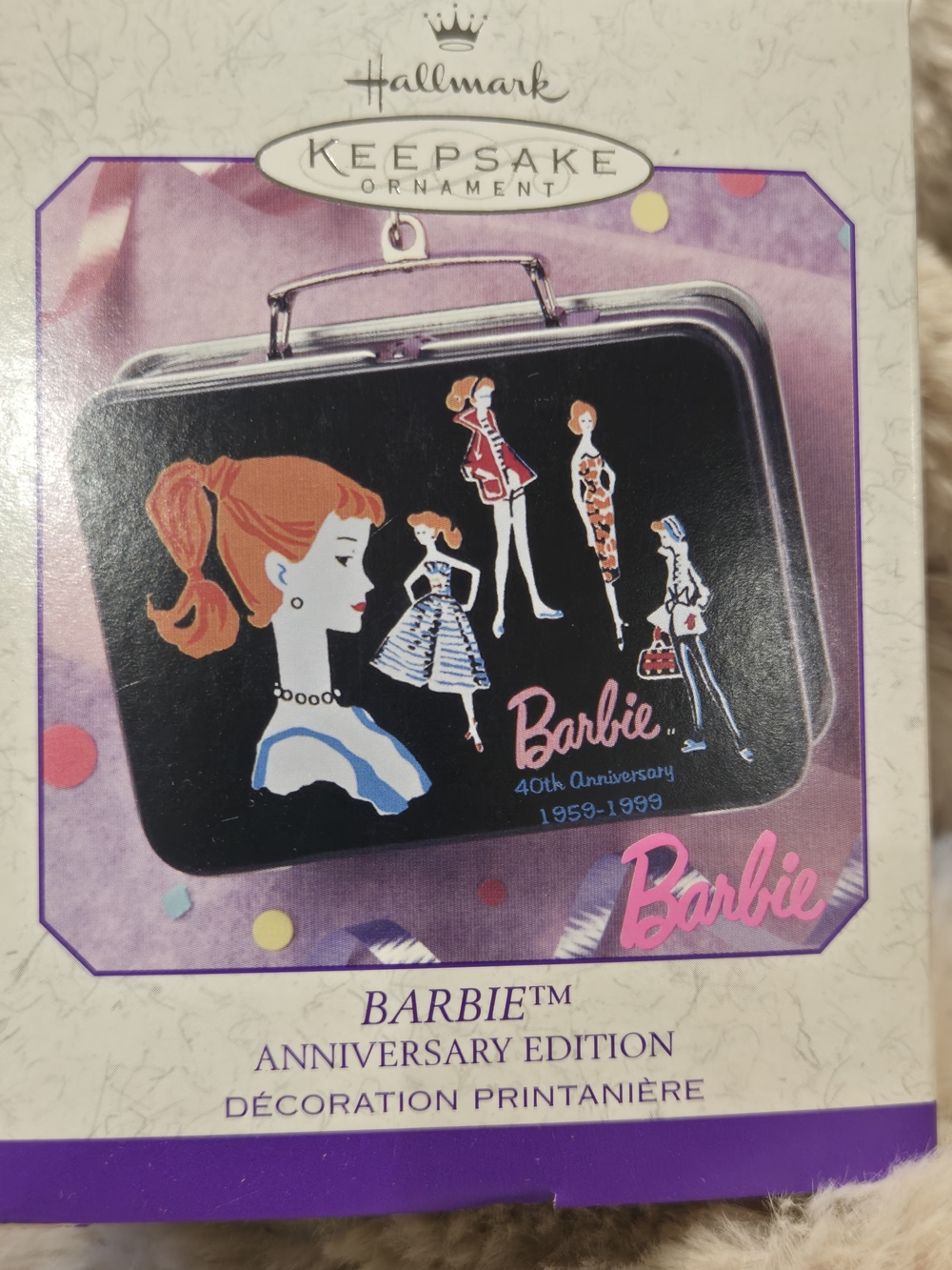Hallmark Keepsake Barbie 40th Anniversary Ornament - Lunchbox